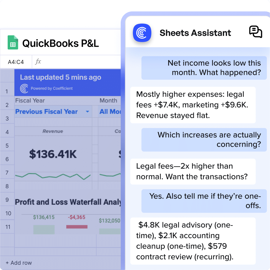 Ask questions in plain English