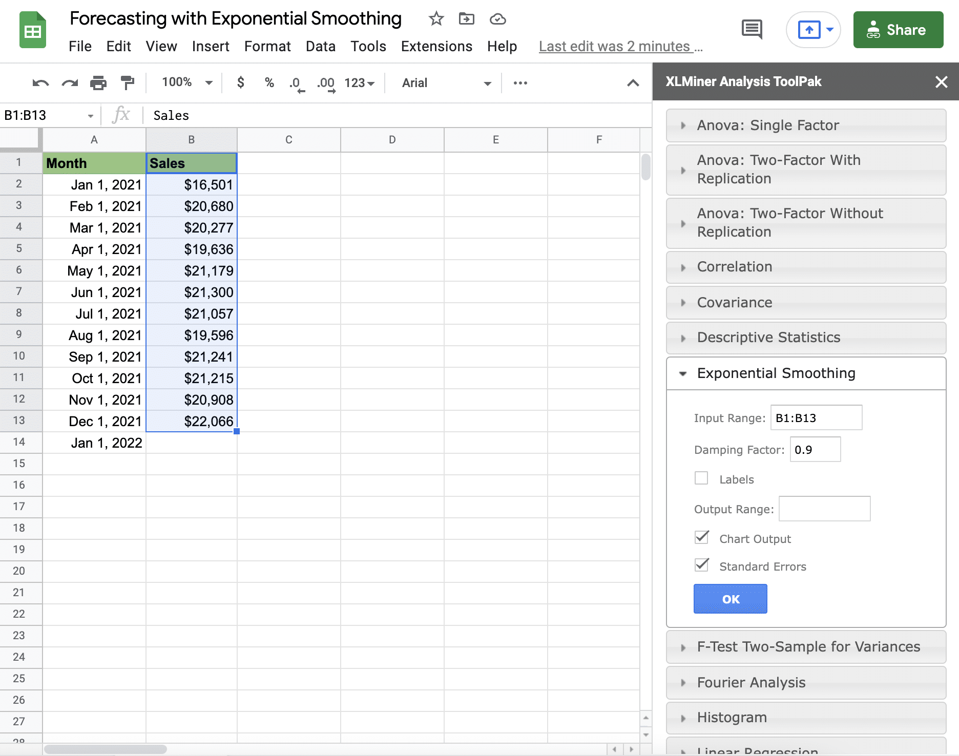 exponential-smoothing-google-sheets