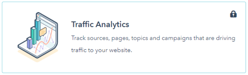 Traffic analytics page.