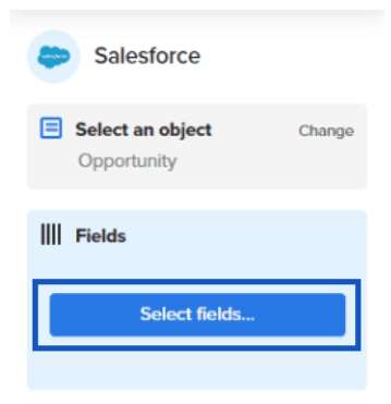 The Select fields… button.