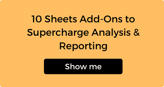 Reporting add-ons for Google Sheets