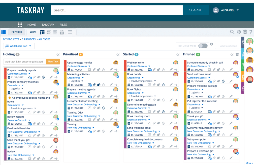 taskray on salesforce appexchange