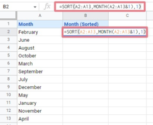 How to Sort by Date in Google Sheets
