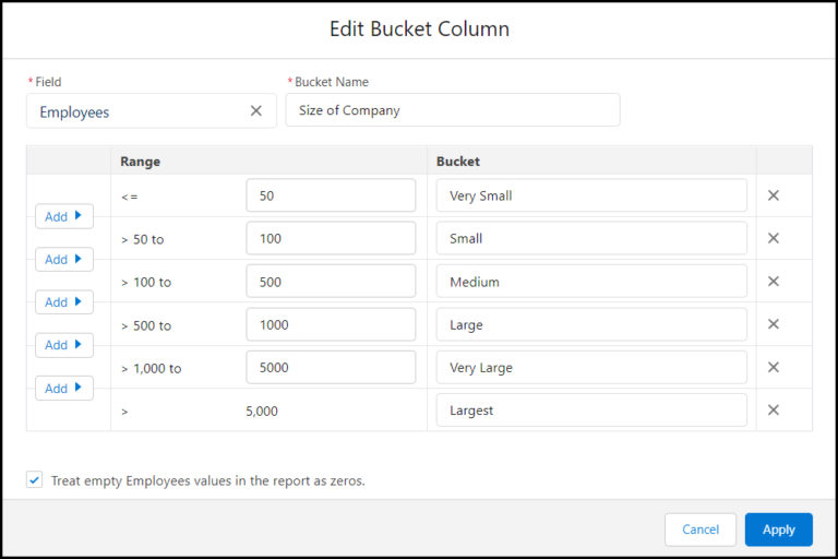 how-to-use-salesforce-bucket-column