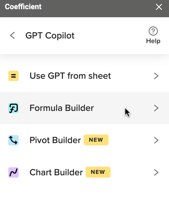 formula builder google sheets