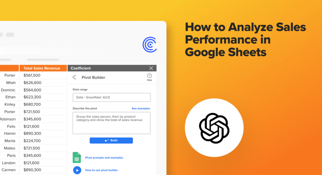 Discover how to analyze sales performance using Google Sheets and AI.