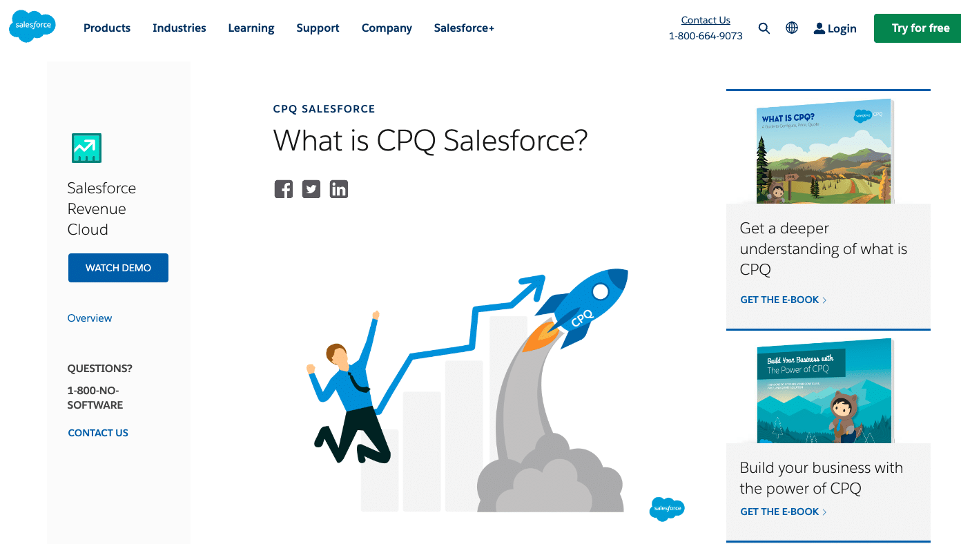 Salesforce CPQ is an integrated solution within the Salesforce ecosystem