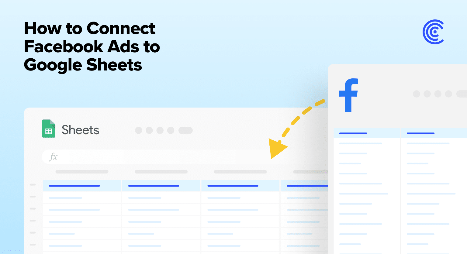 learn how to connect facebook ads to google sheets