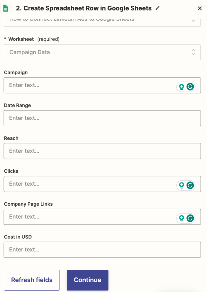 How to Connect LinkedIn Ads to Google Sheets - Coefficient