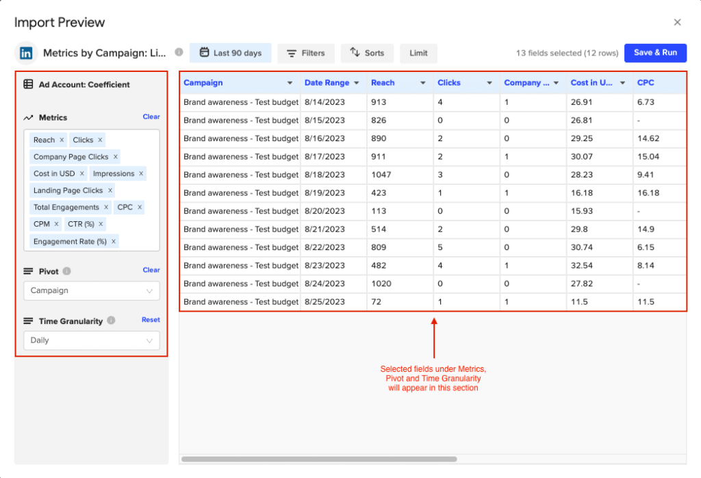 How to Connect LinkedIn Ads to Google Sheets - Coefficient