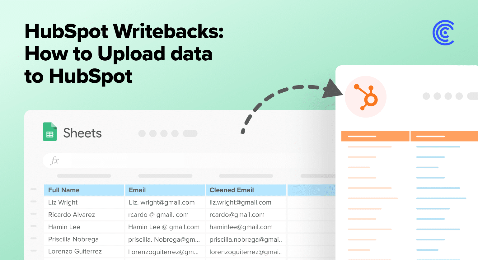 how to upload data to hubspot