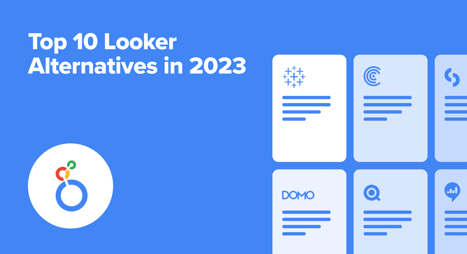 Explore top Looker alternatives in 2023 and unleash the potential of your data.
