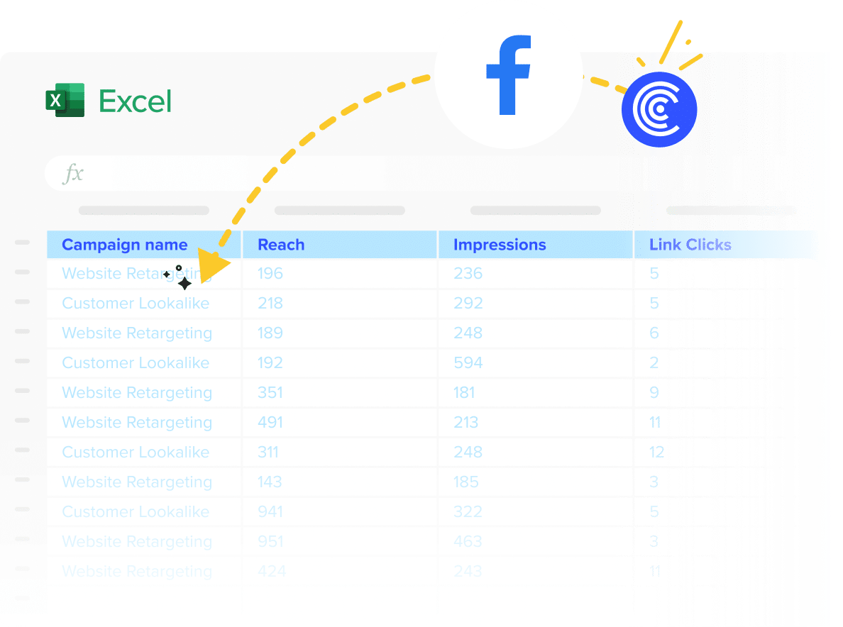 Facebook Ads to Excel