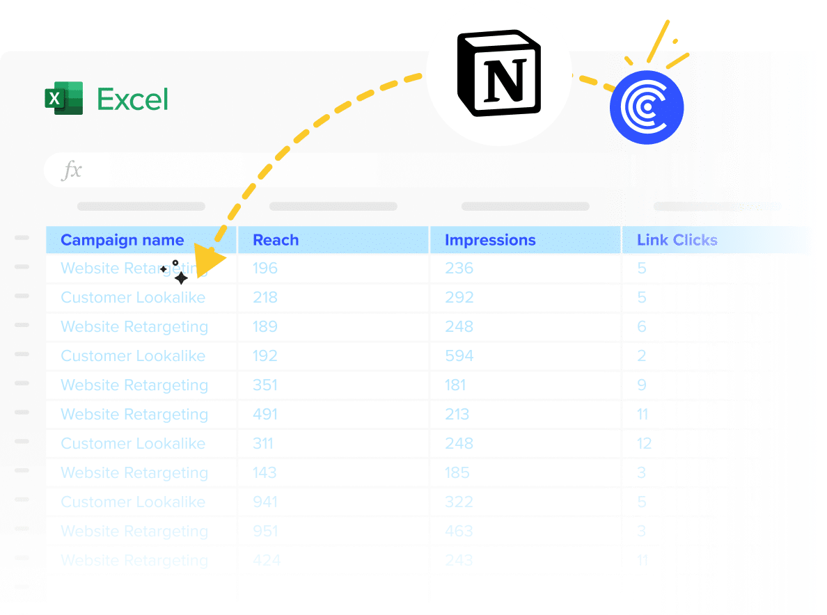 Notion to Excel
