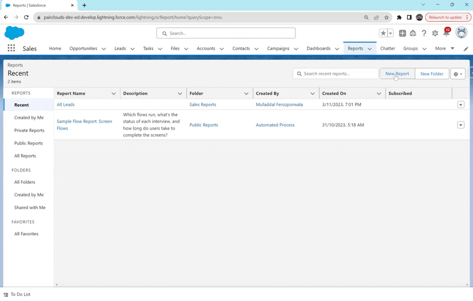 How to create a report in Salesforce? Walkthrough Guide + Video