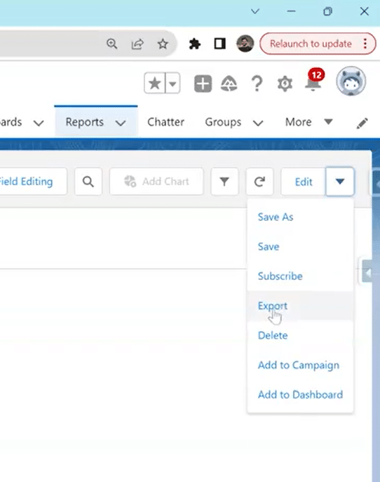 Setting Sharing Options for Salesforce Report