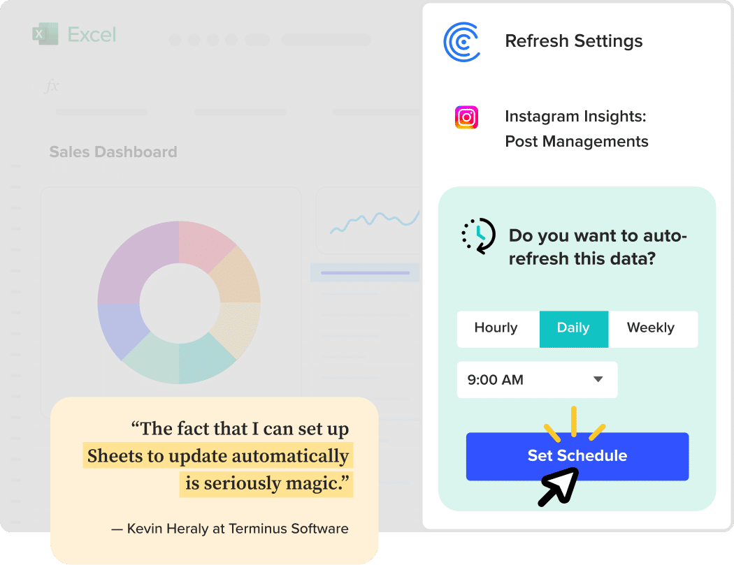 Connect Instagram to Excel in 1 minute