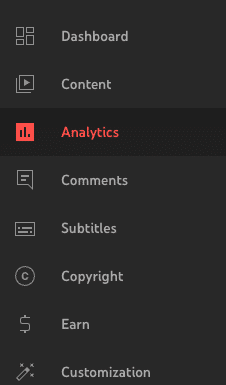 Navigating to Analytics section in YouTube Studio