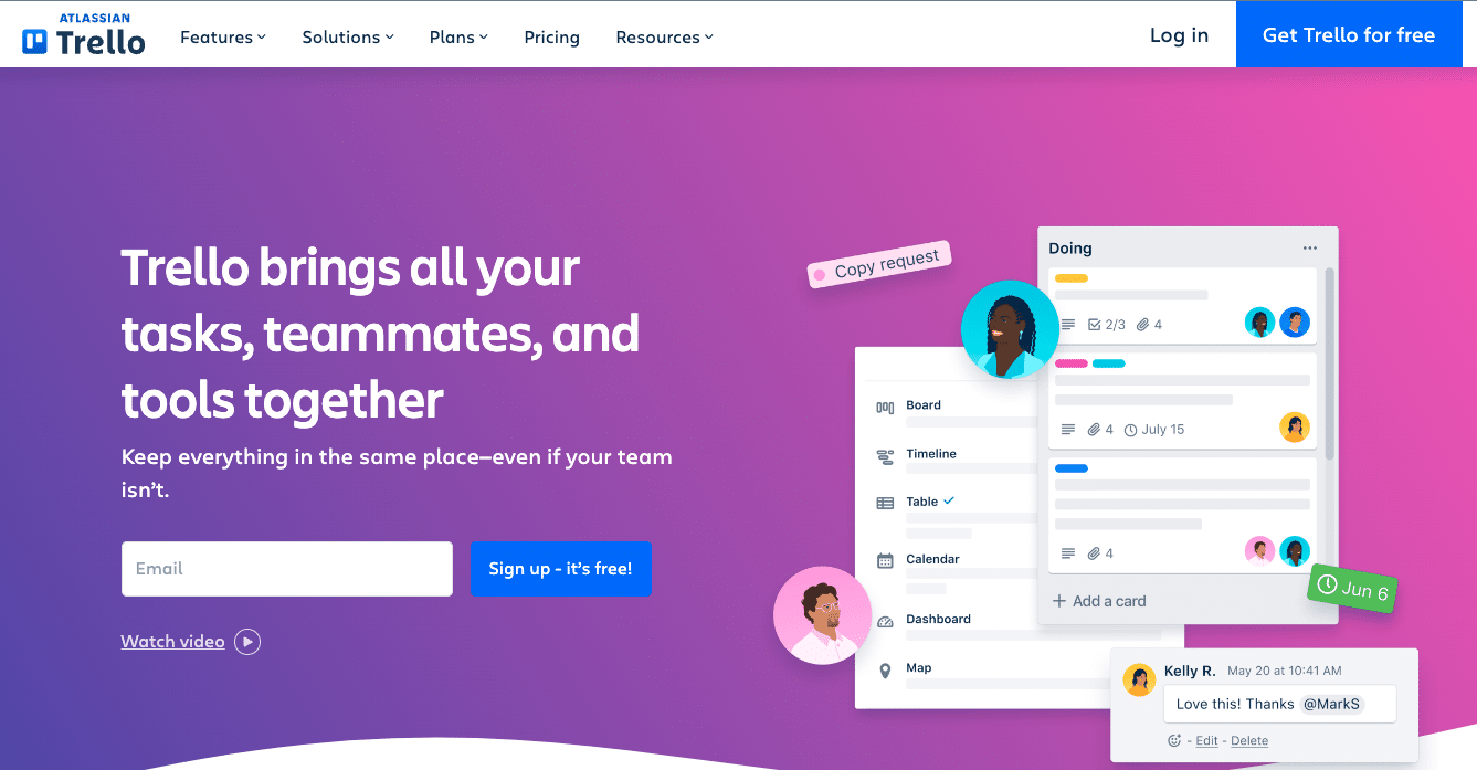 Asana homepage captured in an image, emphasizing its project management and productivity enhancing features.