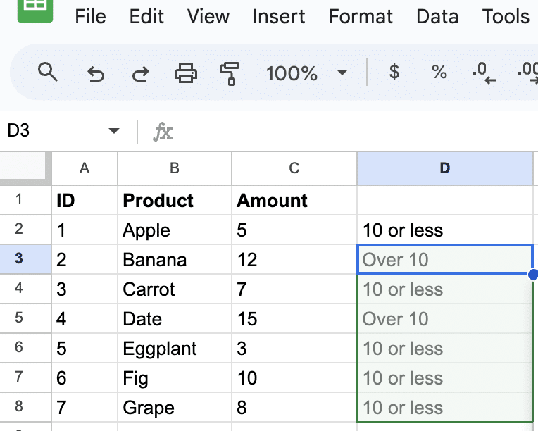 Using IFERROR in Google Sheets to gracefully handle division errors.