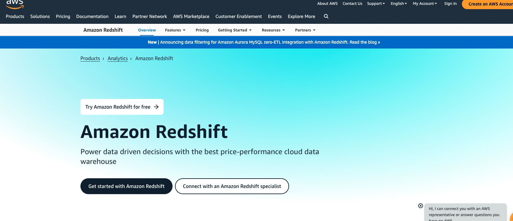  Amazon Redshift: Powerful and cost-effective cloud data warehouse