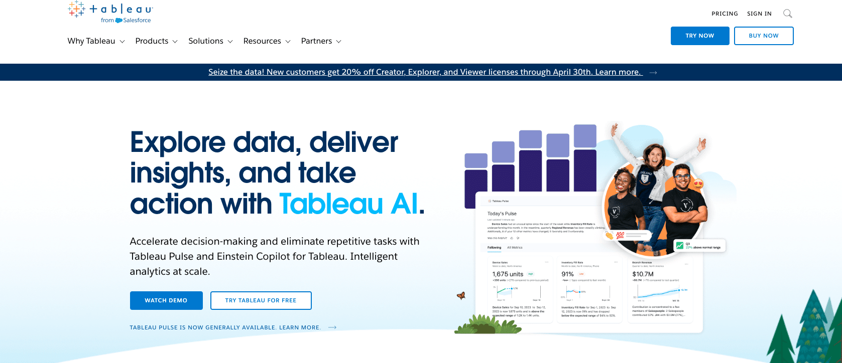 Tableau: Visual analytics and data management platform