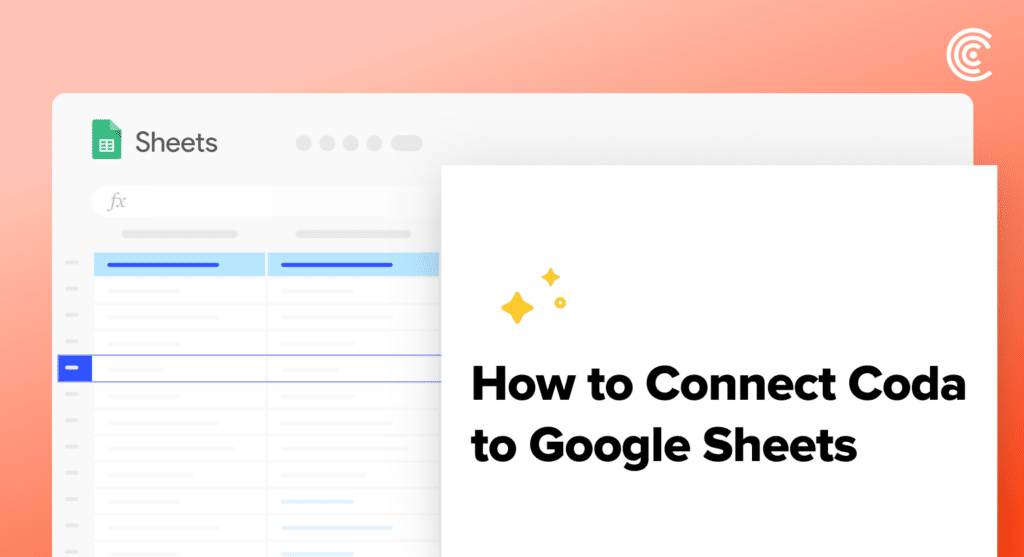 Connect Coda to Google Sheets