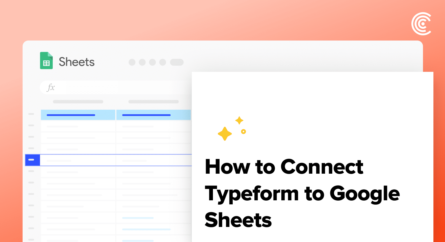 Connect Typeform to Google Sheets