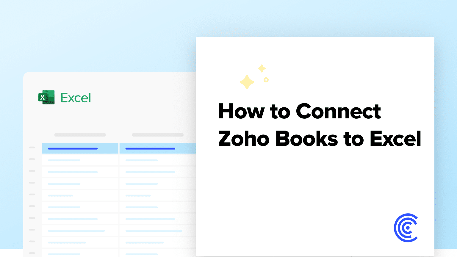 Connect Zoho Books to Excel