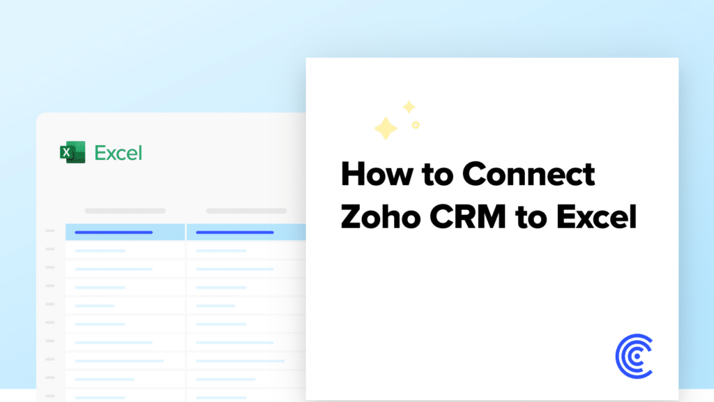 Connect Zoho CRM to Excel