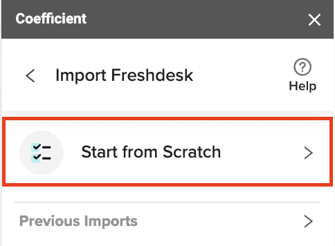 freshdesk data import into google sheets from scratch