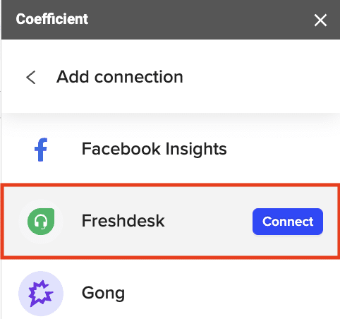 connect freshdesk to excel