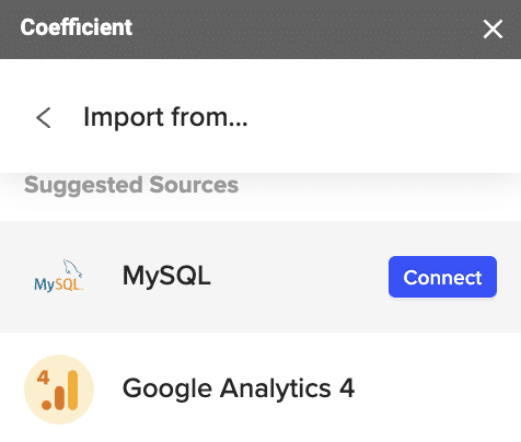 import multiple columns from mysql