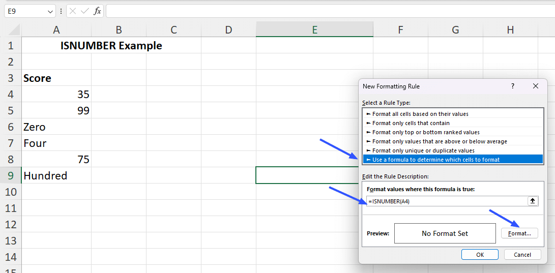 How to Use the ISNUMBER Function In Excel - Coefficient