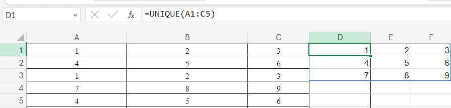 Understanding The Excel UNIQUE Function Coefficient