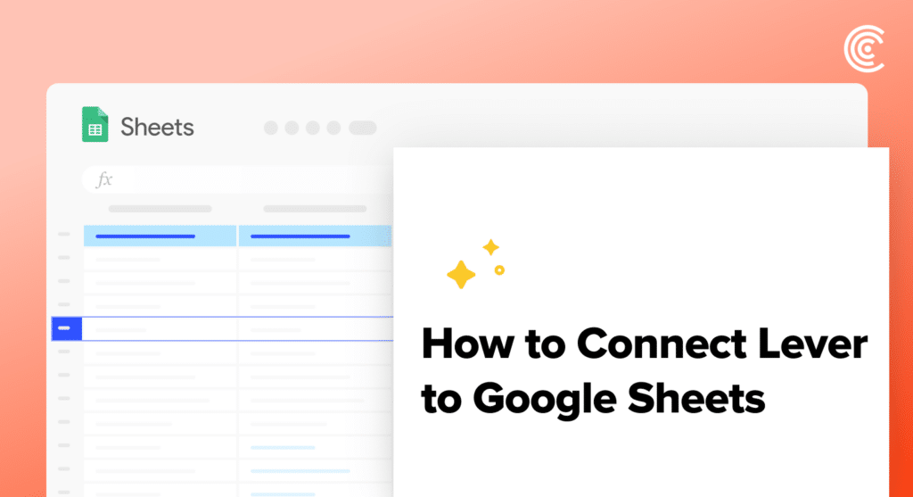 Connect Lever to Google Sheets