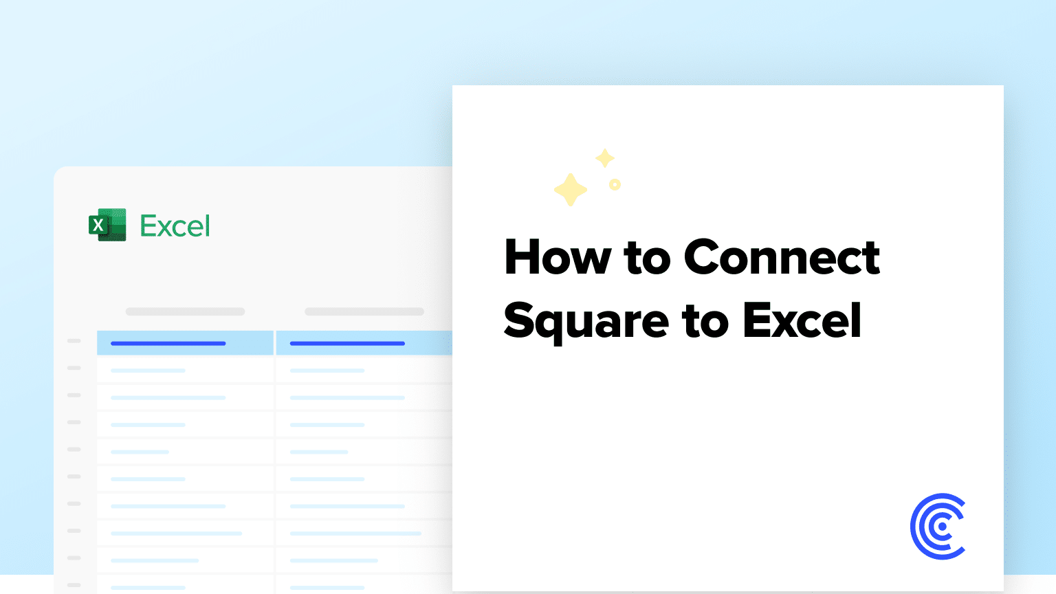 Connect Square to Excel