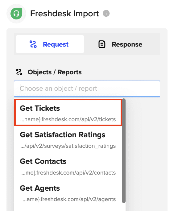 Selecting “Start from Scratch” on the next screen to begin the data import.