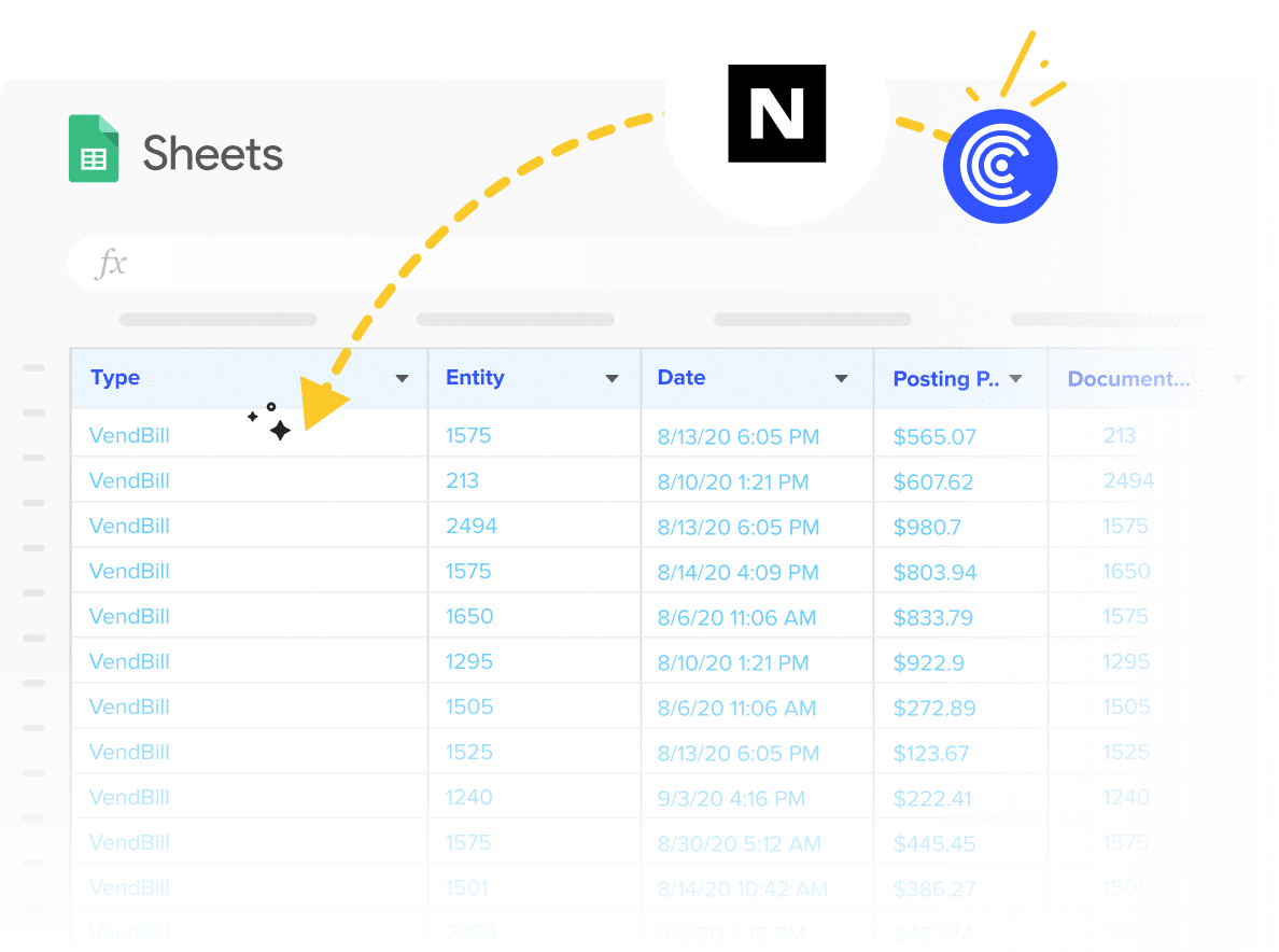 connect netsuite to google sheets