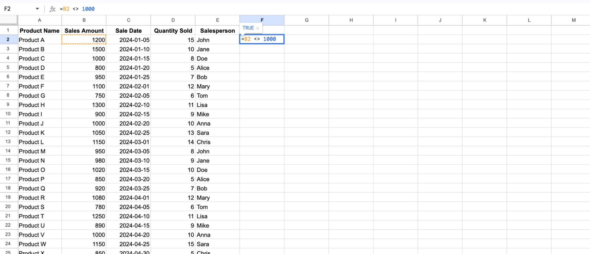 filter condition on google sheets formula