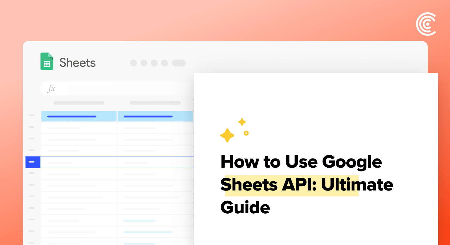 how to use google sheets api