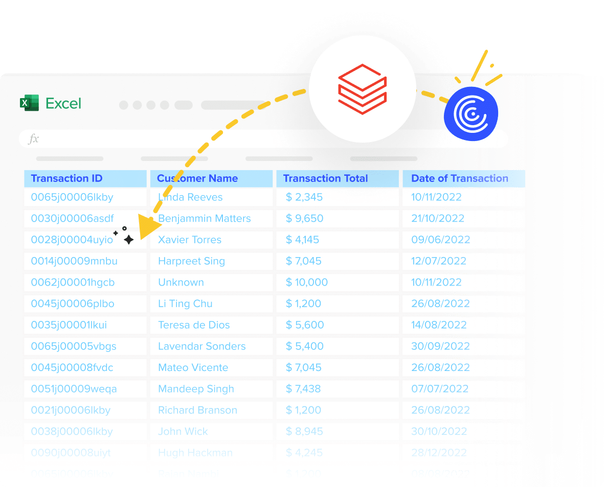 databricks to excel