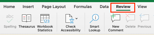 Screenshot of Excel’s ‘Track Changes’ feature being enabled from the Review tab to monitor edits in a workbook.