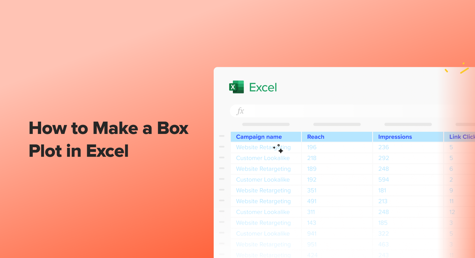 a visual representation of worksheet data in excel