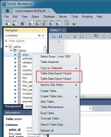 MySQL documentation detailing the LOAD DATA INFILE command for command-line data import.