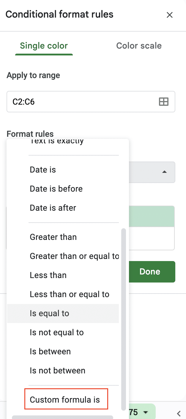 SWITCH function in Google Sheets for customer segmentation based on purchase amounts.