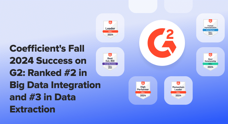 Coefficient G2 Reviews and Rankings Data Integration Extraction