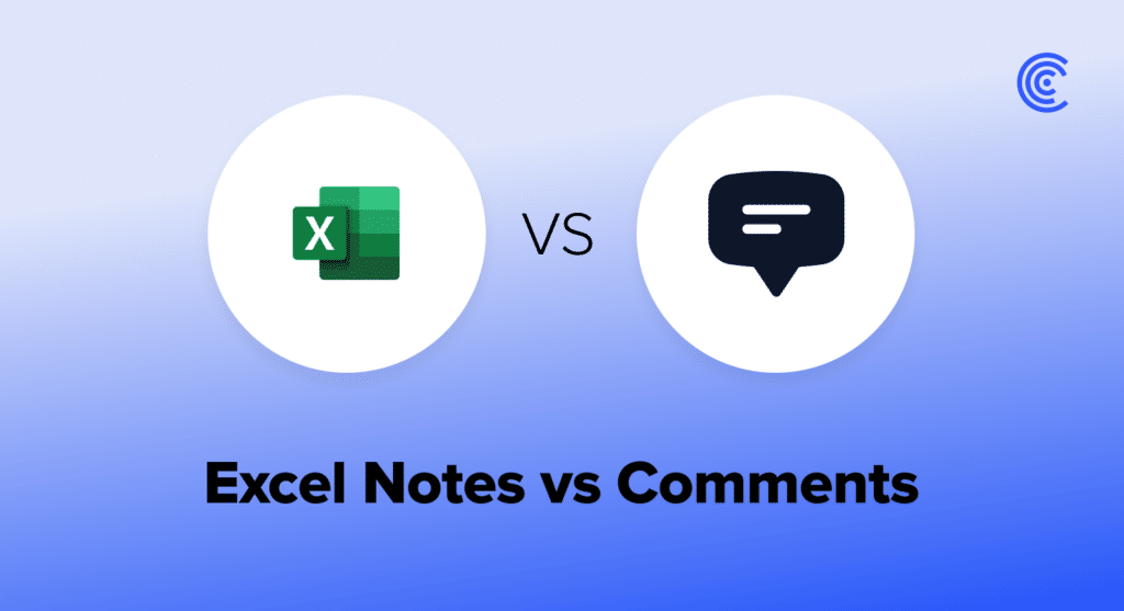 excel notes vs comments