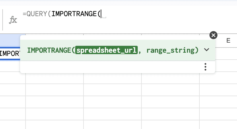 import range function nested with Curie function.