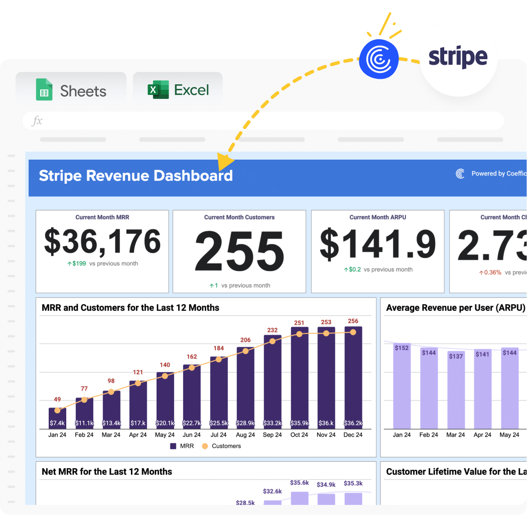 Stripe Revenue Dashboard